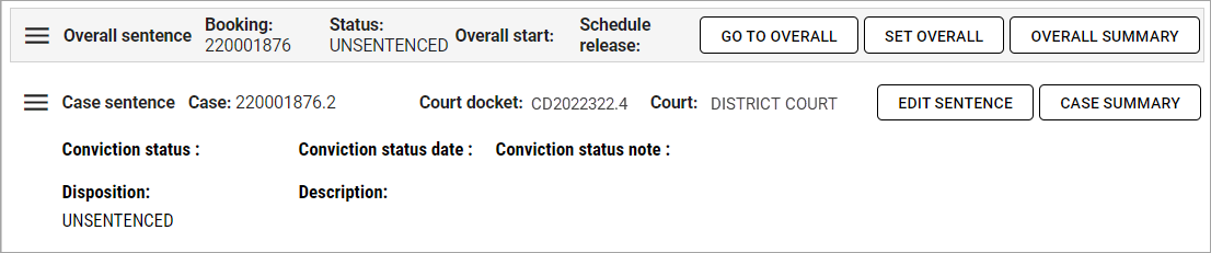 Case Sentence