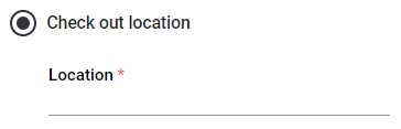 Check Out Location