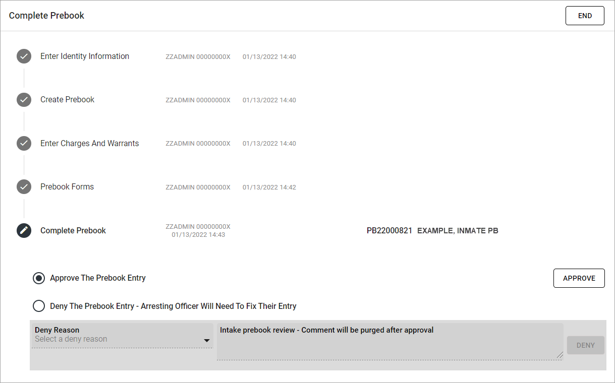 Review Prebook